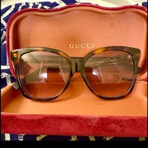 Gucci Women's Tortoiseshell Sunglasses